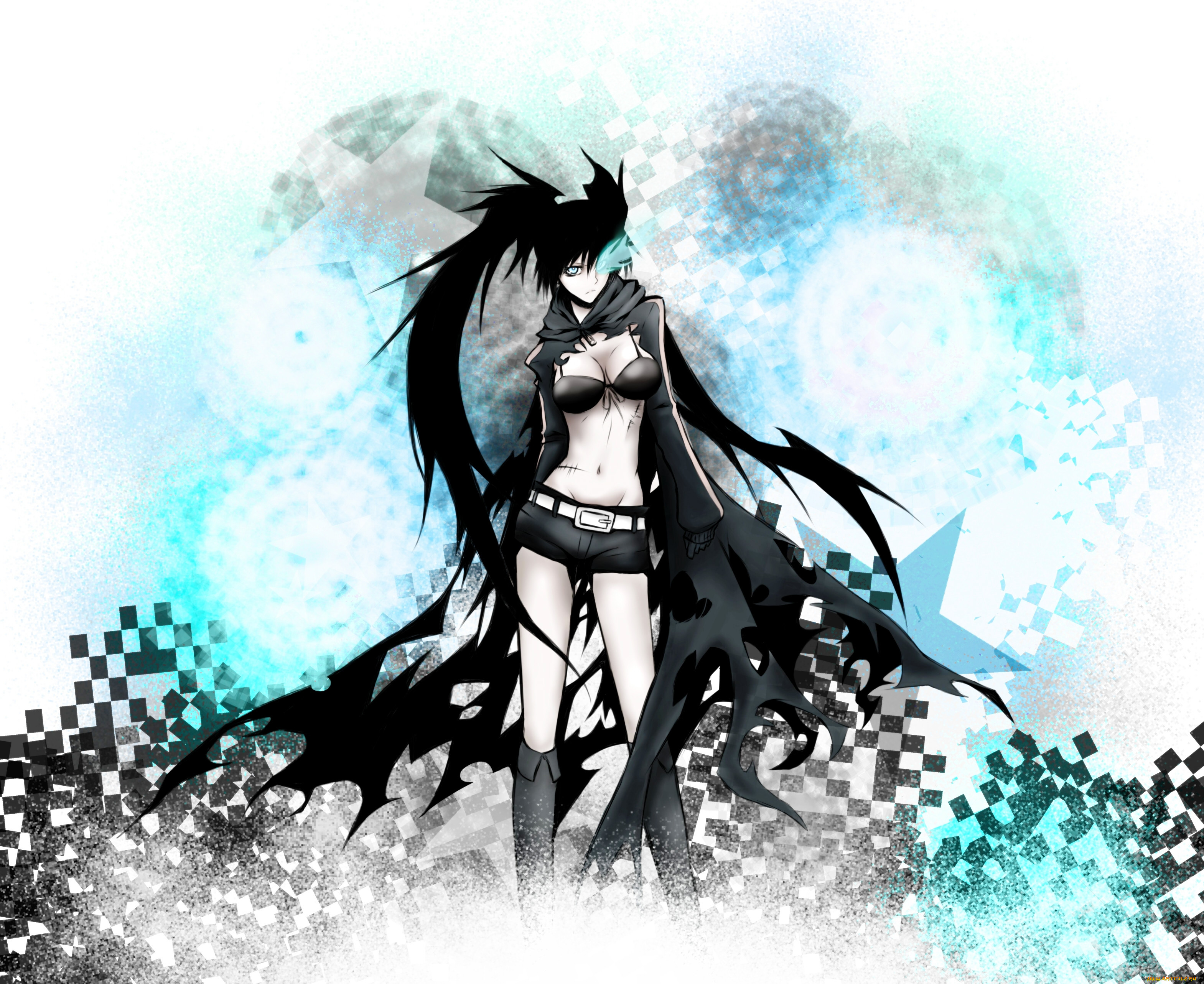 , black rock shooter, , , black, rock, shooter, healtz, kuroi, mato, 